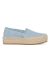 Toms Valencia Platform Espadrille 10019798 Lichtblauw